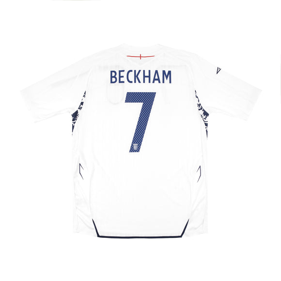 ENGLAND 2007-09 HOME SHIRT - BECKHAM 7