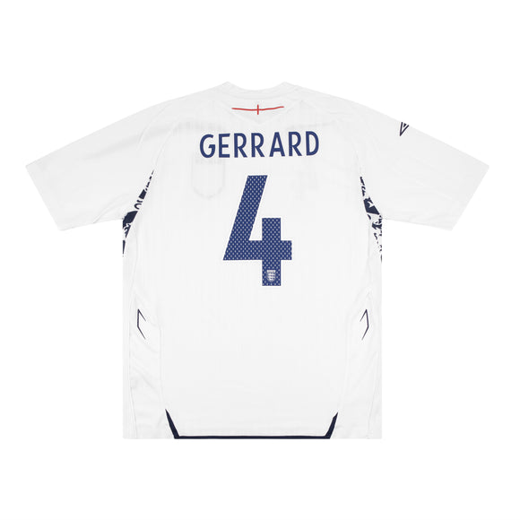 ENGLAND 2007-09 HOME SHIRT - GERRARD 4