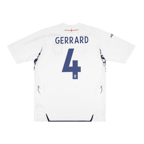 ENGLAND 2007-09 HOME SHIRT - GERRARD 4