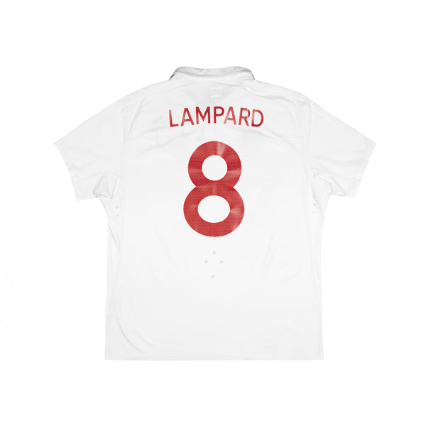 ENGLAND 2009-10 HOME SHIRT - LAMPARD 8