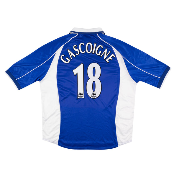 EVERTON 2000-02 HOME SHIRT - GASCOIGNE 18