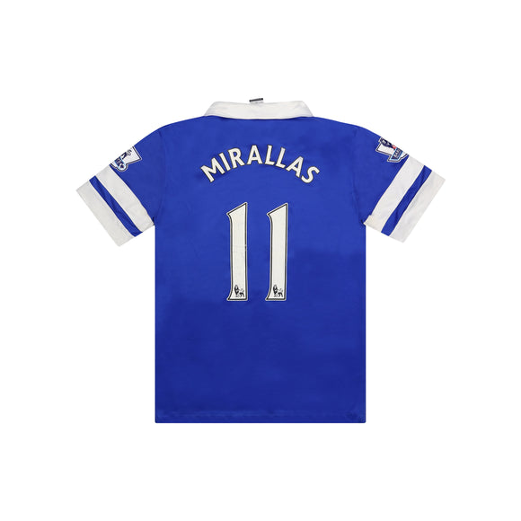 EVERTON 2013-14 HOME SHIRT - MIRALLAS 11