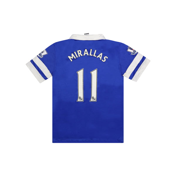 EVERTON 2013-14 HOME SHIRT - MIRALLAS 11