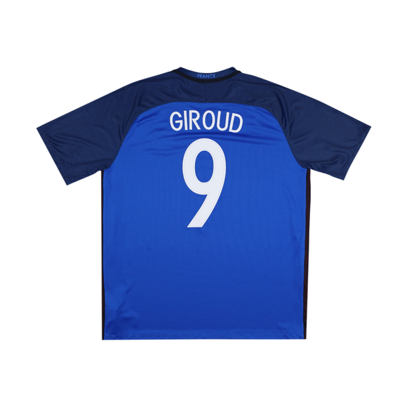 FRANCE 2016-18 HOME SHIRT - GIROUD 9