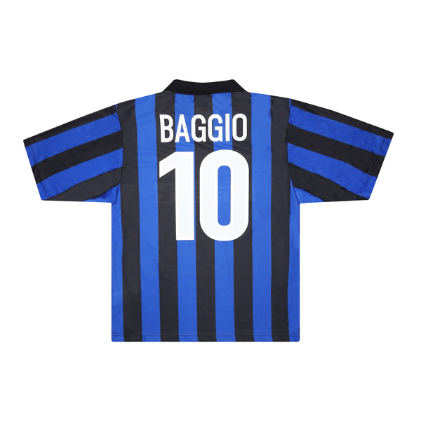 INTER 1998-99 BASIC HOME SHIRT - BAGGIO 10