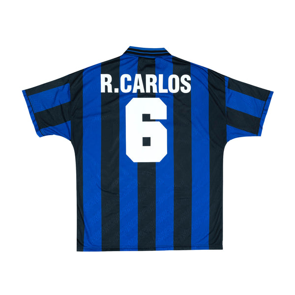 INTER MILAN 1995-96 HOME SHIRT - R.CARLOS 6 