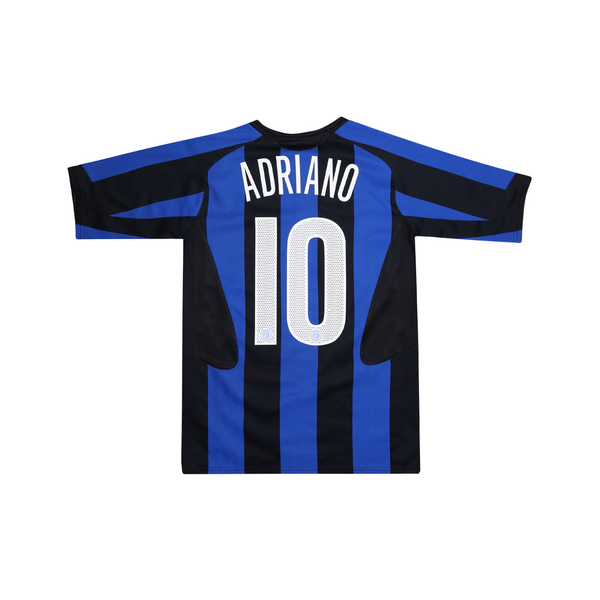 INTER MILAN 2005-06 HOME SHIRT - ADRIANO 10 - KIDS