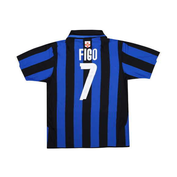 INTER MILAN 2007-08 HOME SHIRT - FIGO 7