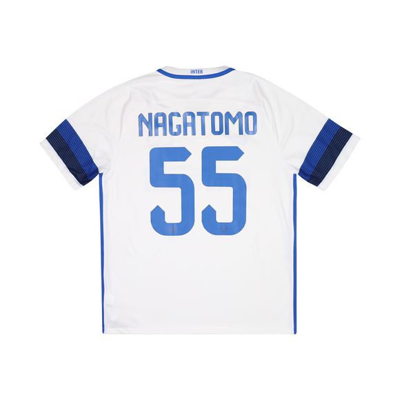 INTER MILAN 2016-17 AWAY SHIRT - NAGATOMO 55 