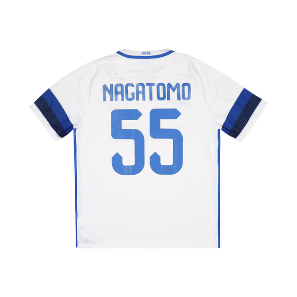 INTER MILAN 2016-17 AWAY SHIRT - NAGATOMO 55 