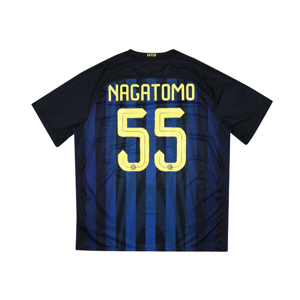 INTER MILAN 2016-17 HOME SHIRT - NAGATOMO 55