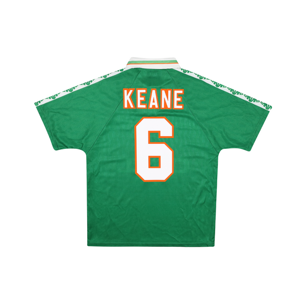 IRELAND 1996-98 HOME SHIRT - KEANE 6