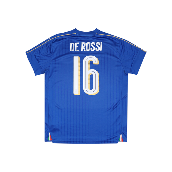 ITALY 2016-18 HOME SHIRT - DE ROSSI 16