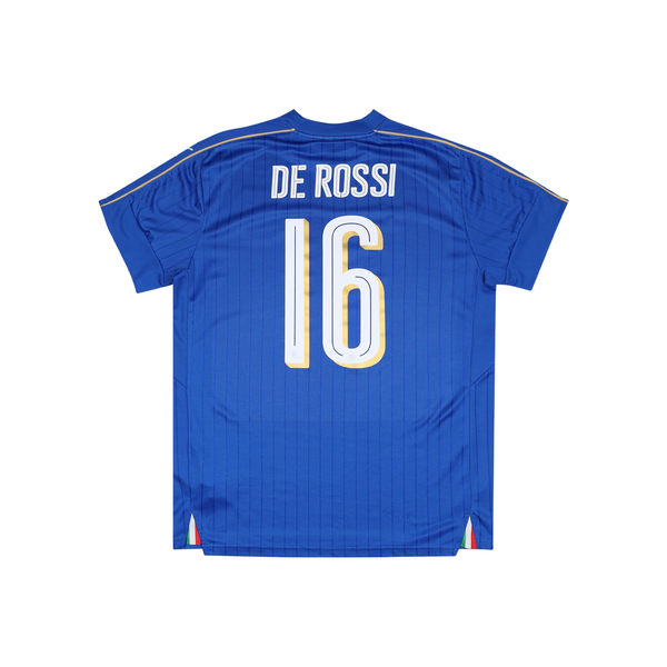 ITALY 2016-18 HOME SHIRT - DE ROSSI 16