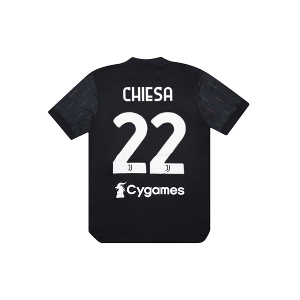JUVENTUS 2021-22 AUTHENTIC THIRD SHIRT - CHIESA 22