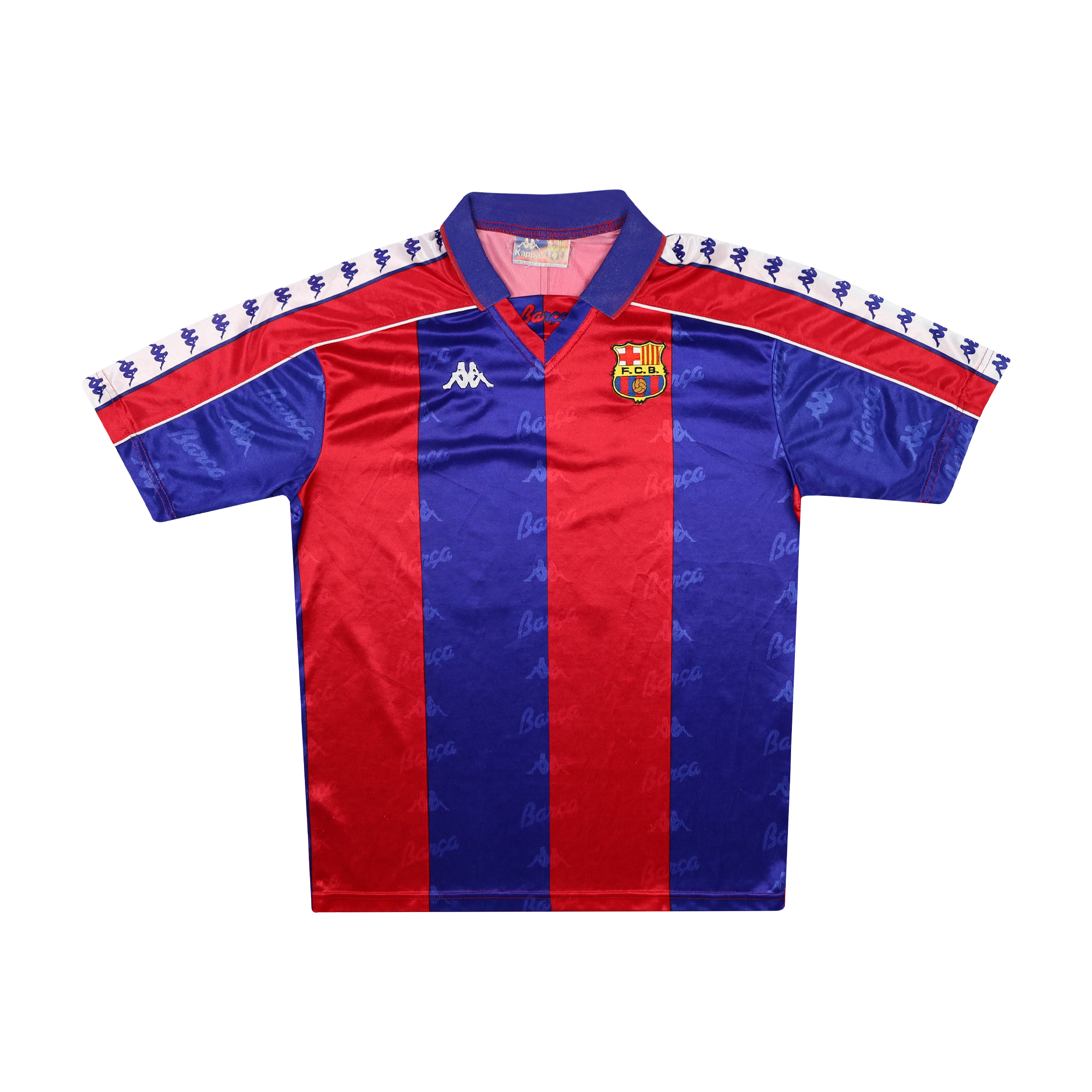 BARCELONA 1992-95 HOME SHIRT 11 (AMOR) L Retro Football