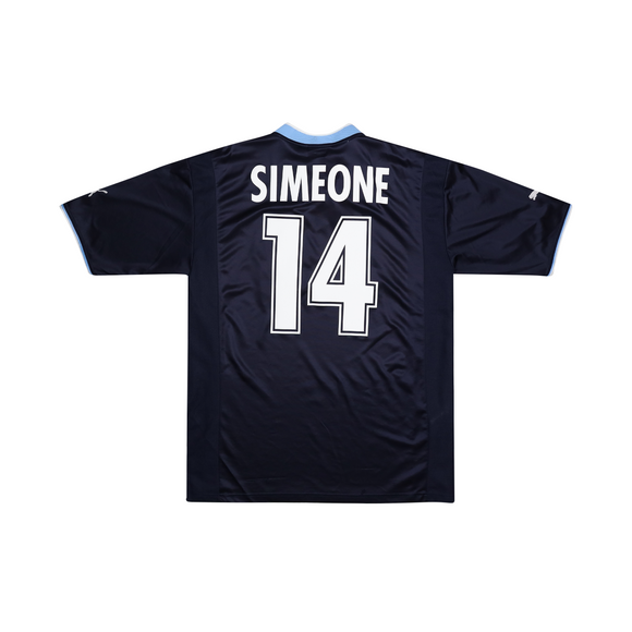 LAZIO 2000-01 AWAY SHIRT - SIMEONE 14