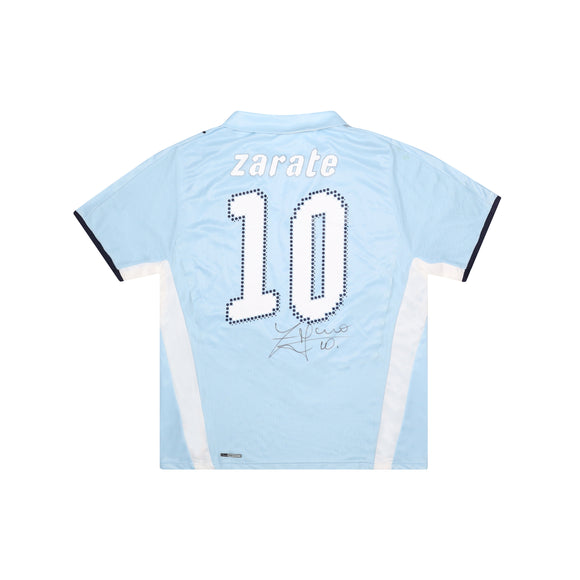 LAZIO 2008-09 HOME SHIRT - ZARATE 10 