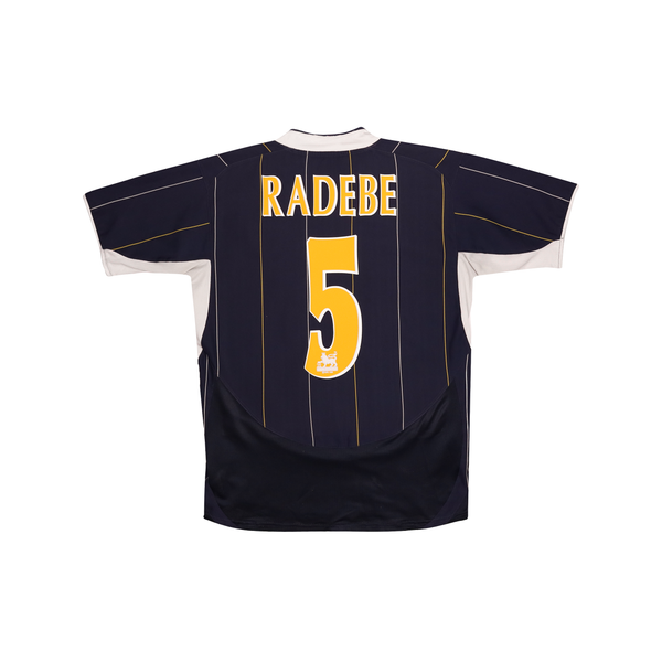 LEEDS UNITED 2003-04 AWAY SHIRT - RADEBE 5