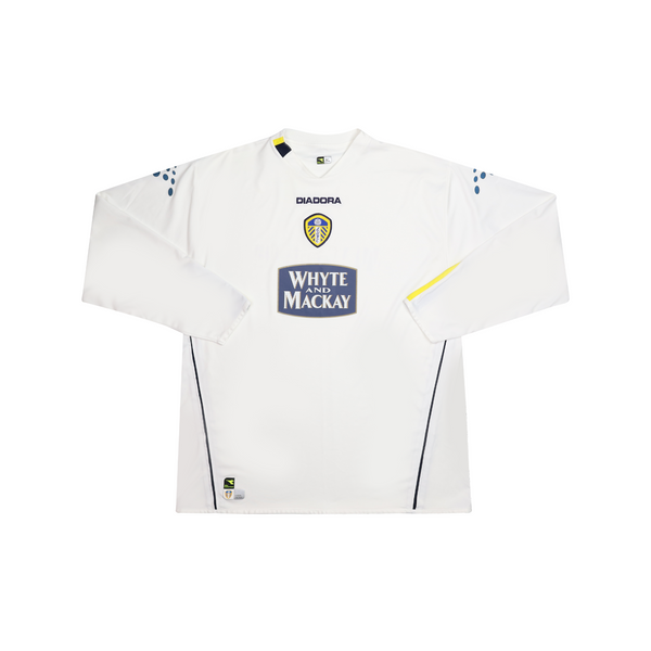 LEEDS UNITED 2004-05 LS HOME SHIRT 