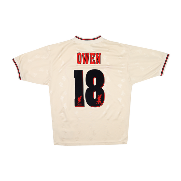 LIVERPOOL 1996-97 AWAY SHIRT - OWEN 18