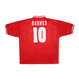 LIVERPOOL 1996-98 HOME SHIRT - BARNES 10 