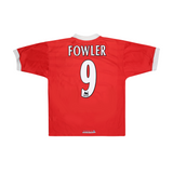 LIVERPOOL 1998-00 HOME SHIRT - FOWLER 9 