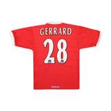 LIVERPOOL 1998-00 HOME SHIRT - GERRARD 28 - KIDS