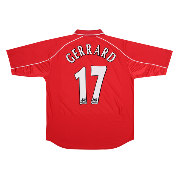 LIVERPOOL 2000-02 HOME SHIRT - GERRARD 17