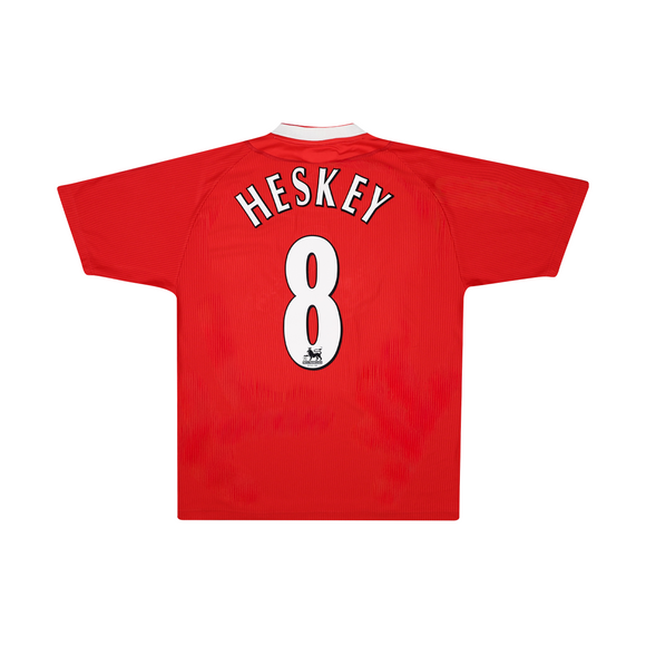 LIVERPOOL 2002-04 HOME SHIRT - HESKEY 8
