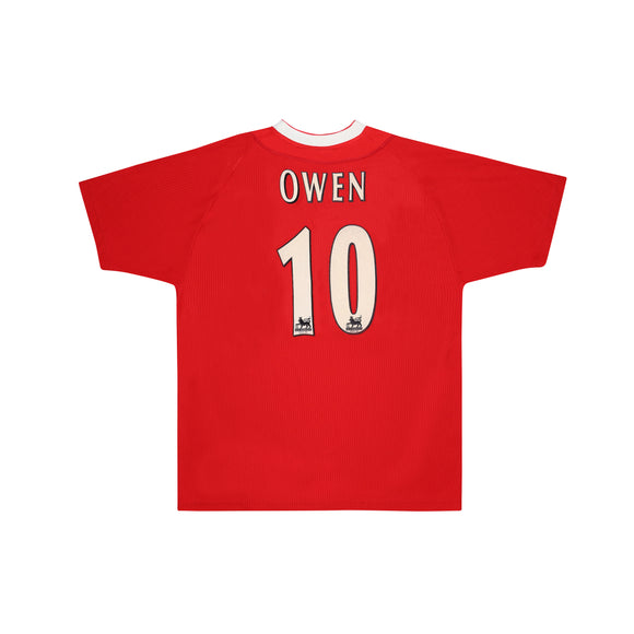 LIVERPOOL 2002-04 HOME SHIRT - OWEN 10 