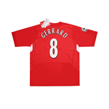 LIVERPOOL 2005 CHAMPIONS LEAGUE FINAL HOME SHIRT - GERRARD 8 