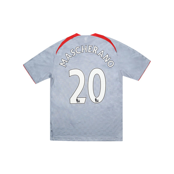 LIVERPOOL 2008-09 AWAY SHIRT - MASCHERANO 20