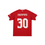 LIVERPOOL 2025-26 HOME SHIRT - FRIMPONG 30