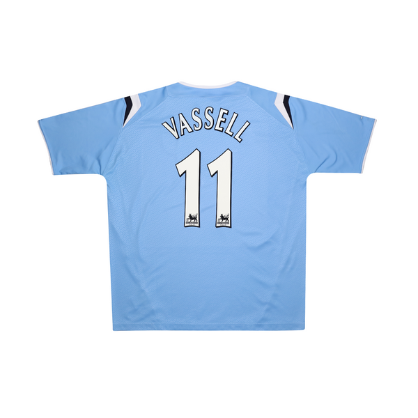MANCHESTER CITY 2004-06 HOME SHIRT - VASSELL 11