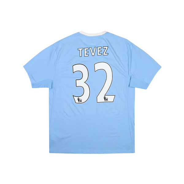 MANCHESTER CITY 2009-10 HOME SHIRT - TEVEZ 32