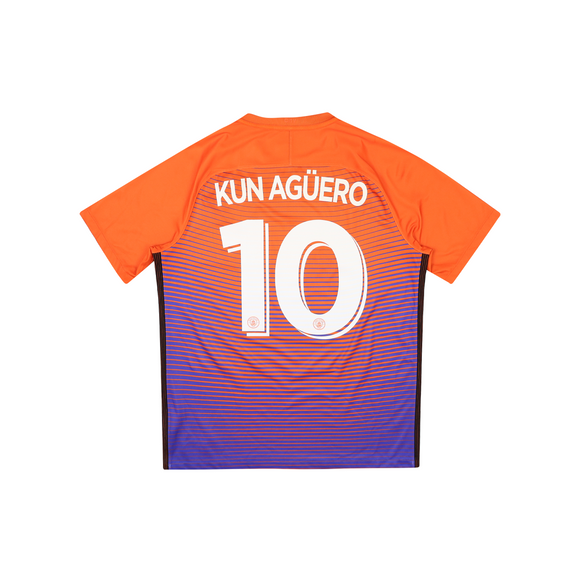 MANCHESTER CITY 2016-17 THIRD SHIRT - KUN AGÜERO 10