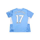 MANCHESTER CITY 2021-22 HOME SHIRT - DE BRUYNE 17 - WOMENS