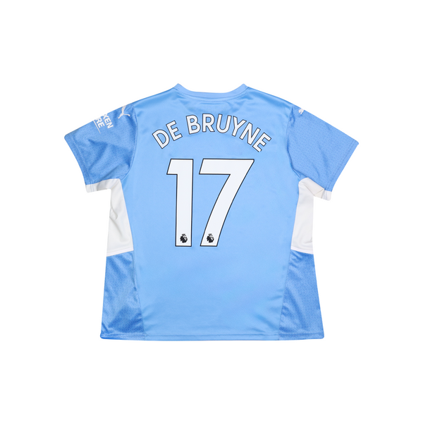 MANCHESTER CITY 2021-22 HOME SHIRT - DE BRUYNE 17 - WOMENS