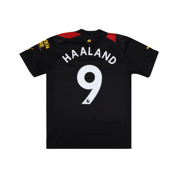 MANCHESTER CITY 2022-23 AWAY SHIRT - HAALAND 9 
