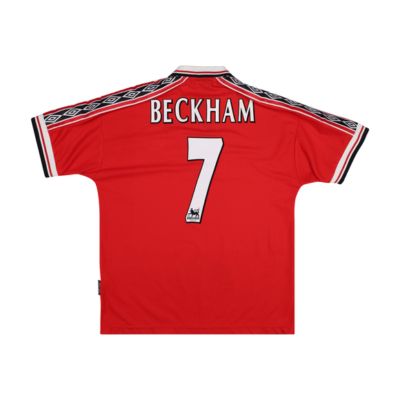 MANCHESTER UNITED 1998-00 HOME SHIRT - BECKHAM 7