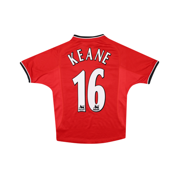 MANCHESTER UNITED 2000-02 HOME SHIRT - KEANE 16 