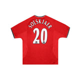 MANCHESTER UNITED 2000-02 HOME SHIRT - SOLSKJAER 20