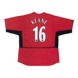 MANCHESTER UNITED 2002-04 HOME SHIRT - KEANE 16