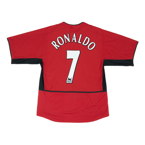 MANCHESTER UNITED 2002-04 HOME SHIRT - RONALDO 7