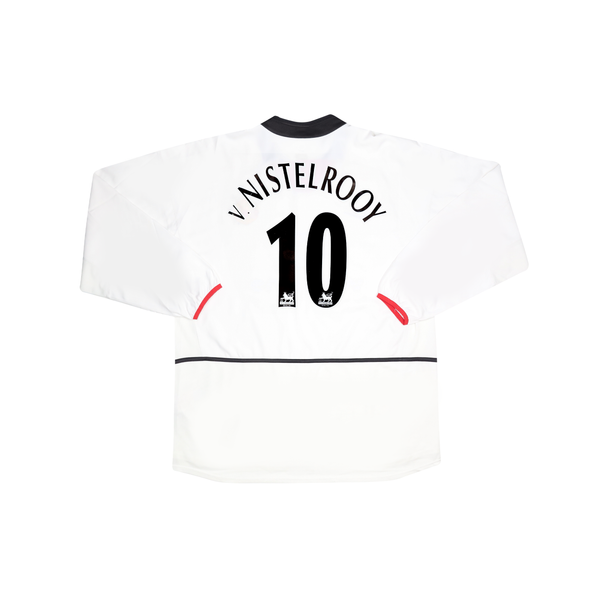 MANCHESTER UNITED 2002-04 LS AWAY SHIRT - V. NISTELROOY 10