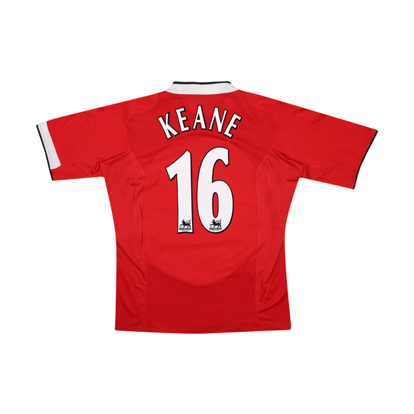 MANCHESTER UNITED 2004-06 HOME SHIRT - KEANE 16 
