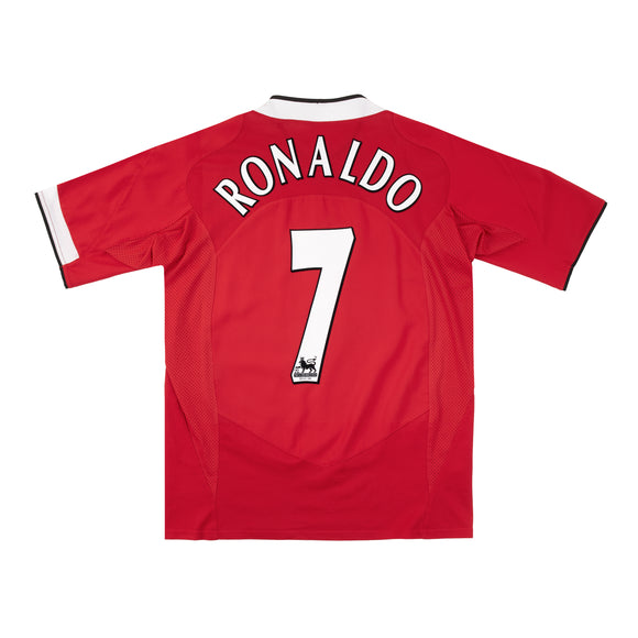 MANCHESTER UNITED 2004-06 HOME SHIRT - RONALDO 7