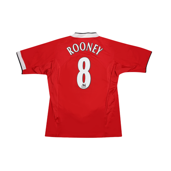 MANCHESTER UNITED 2004-06 HOME SHIRT - ROONEY 8 