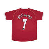 MANCHESTER UNITED 2006-07 HOME SHIRT - RONALDO 7